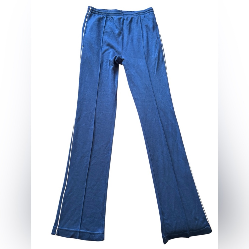 Dior blue Joggers with White Stripes